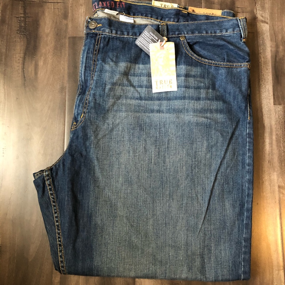 Blue true nation jeans for big men brand new